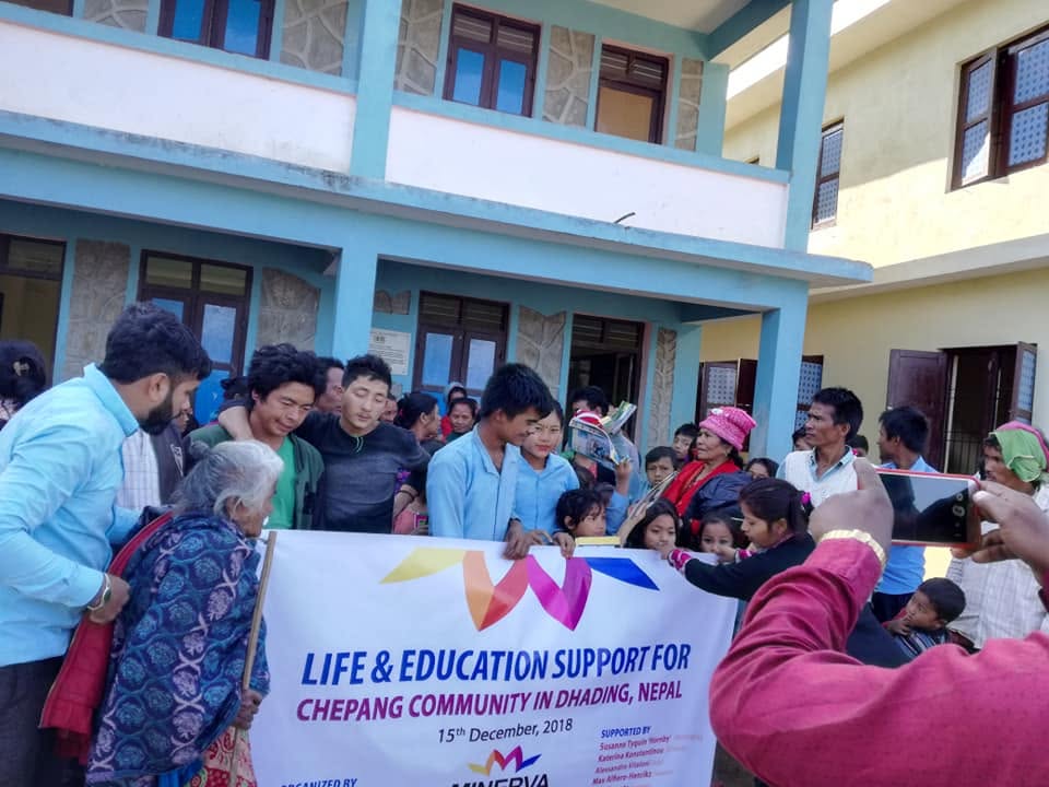 Community gathering at a local center